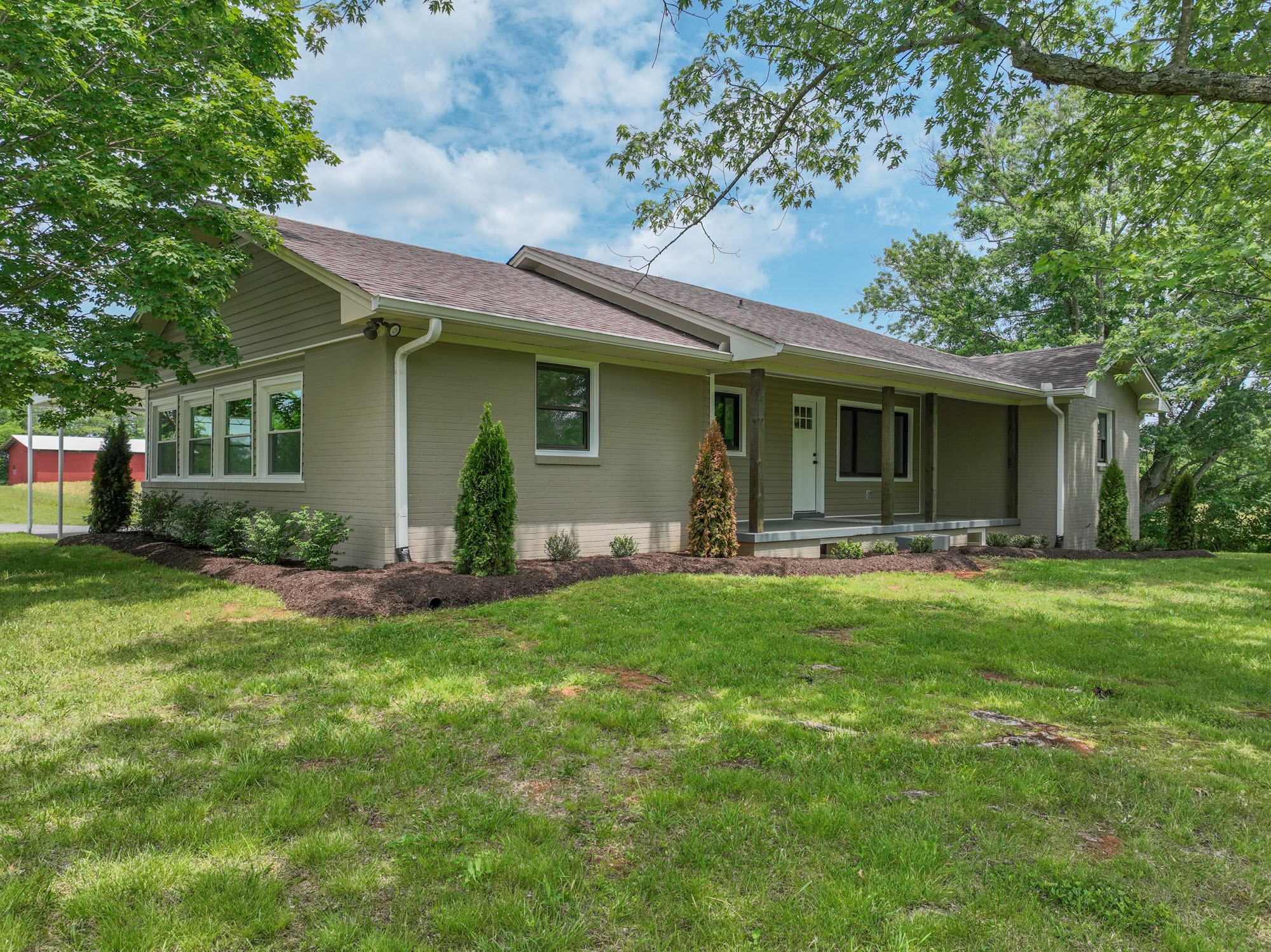 4334 Mt Zion Road Springfield, TN 37172 - Photo 42 of 52 a view of a house with a backyard