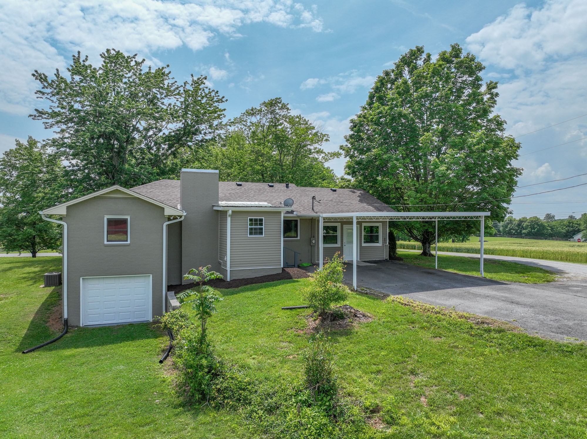 4334 Mt Zion Road Springfield, TN 37172 - Photo 43 of 52 a house view with a sitting space and garden