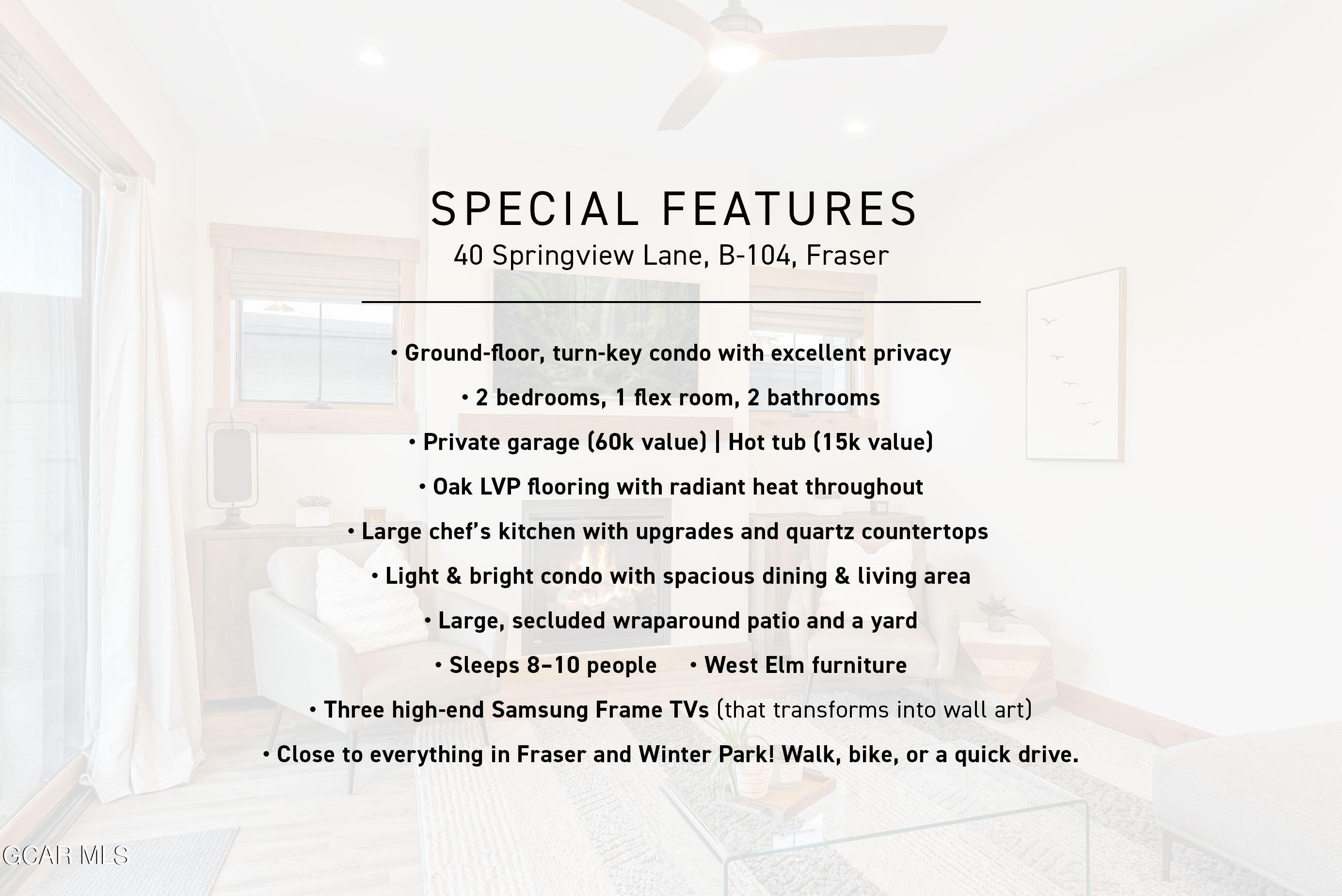 40 Springview Lane, Unit B104 Fraser, CO 80442 - Photo 4 of 46 Special Features