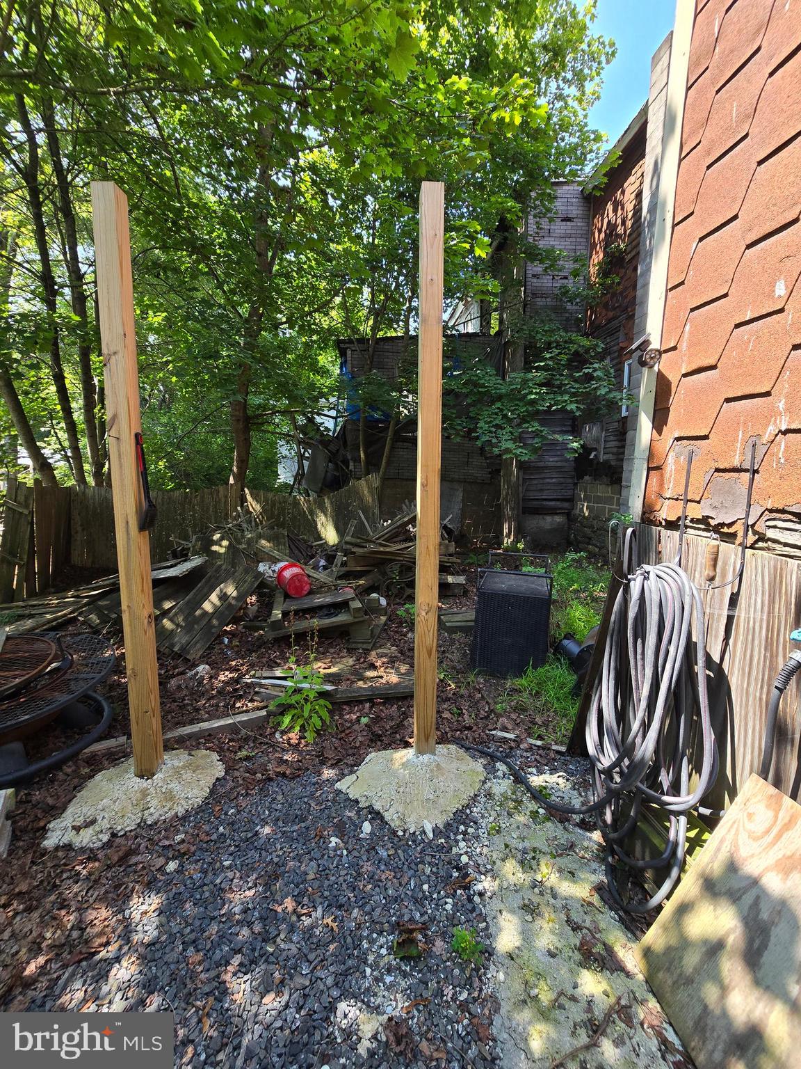 101 Bridge Street Mahanoy Plane, PA 17949 - Photo 39 of 39 a view of a backyard with plants and swing
