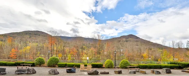 a view of a city with tall buildings