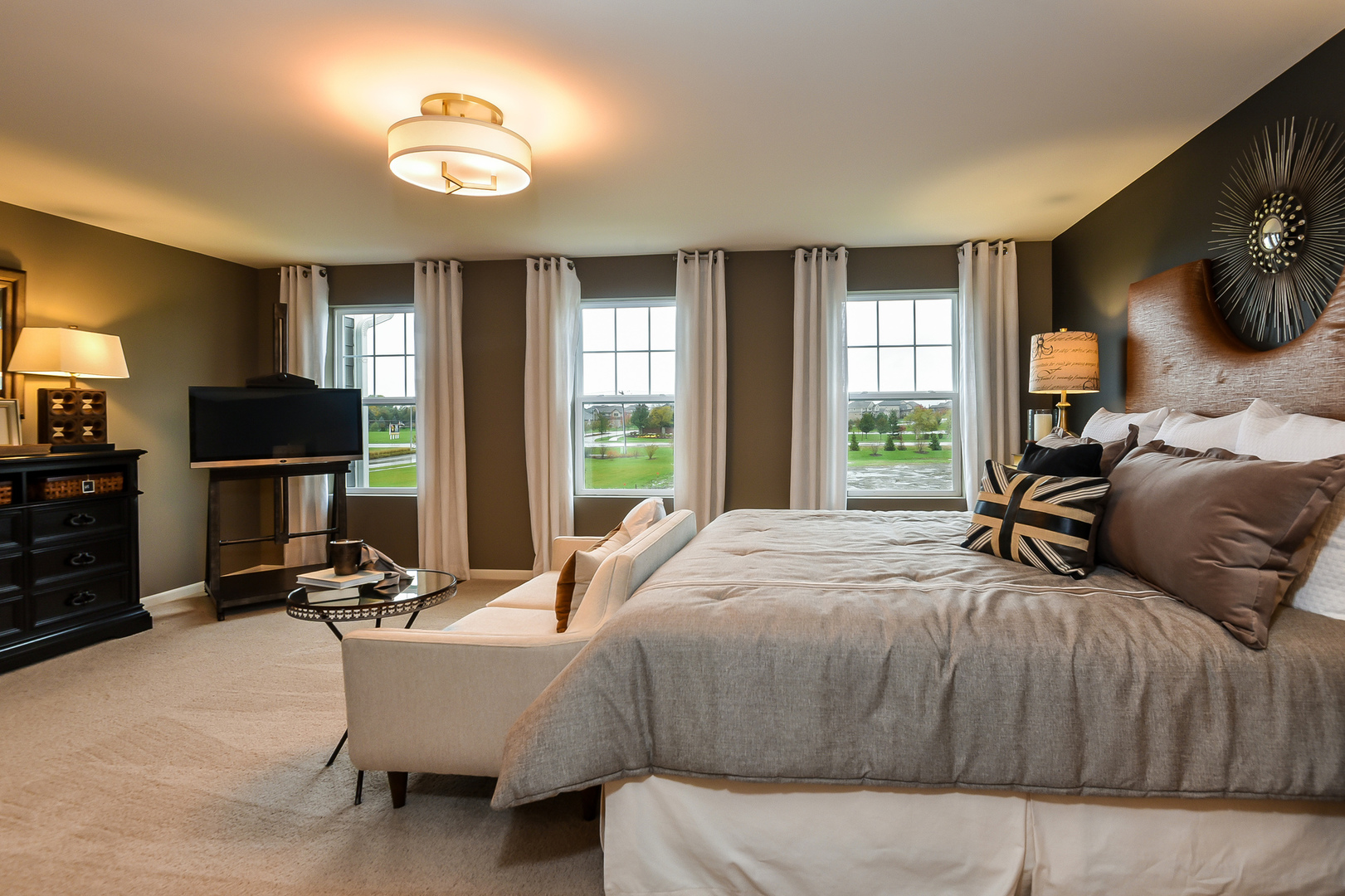 1978 Stapleton Road New Lenox, IL 60451 - Photo 14 of 48 a living room with furniture fireplace and a flat screen tv
