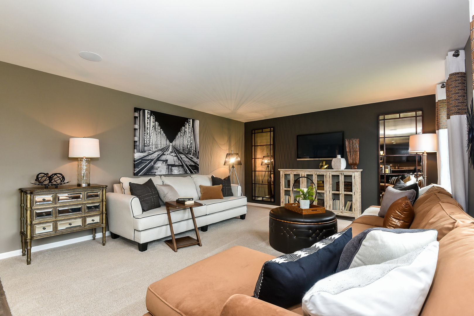 1978 Stapleton Road New Lenox, IL 60451 - Photo 5 of 48 a living room with furniture and a flat screen tv