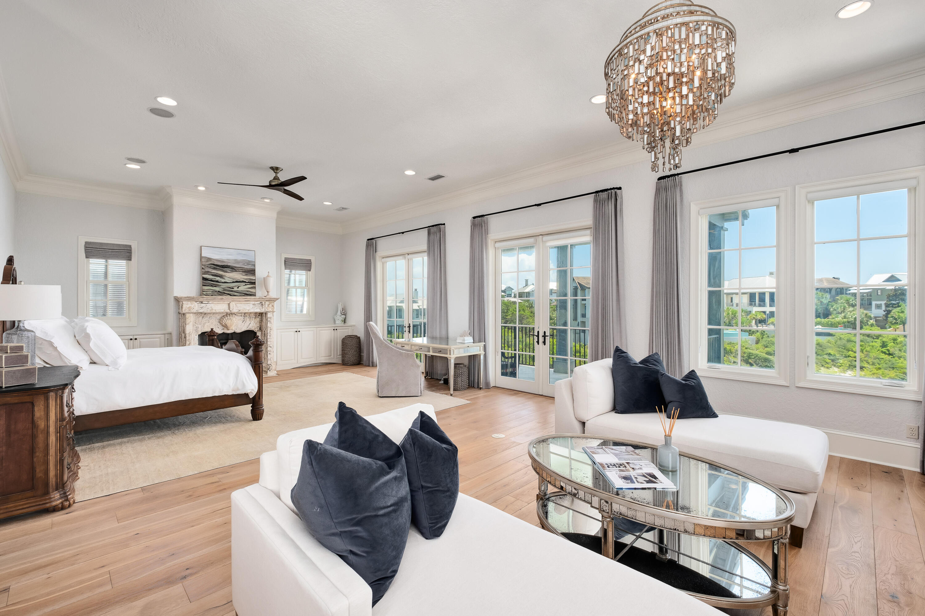 231 West Bermuda Drive Santa Rosa Beach, FL 32459 - Photo 27 of 47 a living room with furniture and a large window