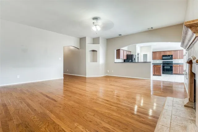 a view of a livingroom with a furniture