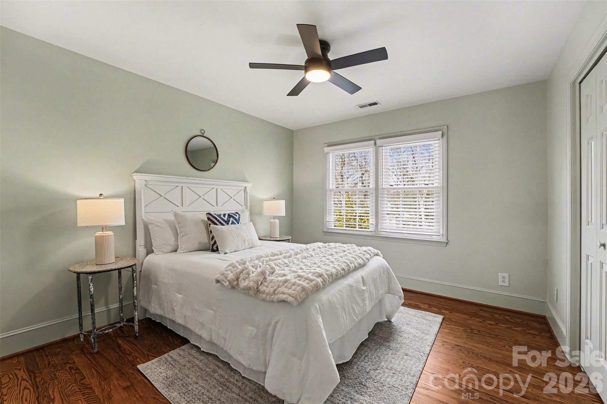 5606 Hillingdon Road Charlotte, NC 28226 - Photo 21 of 41 a bedroom with a bed and a window