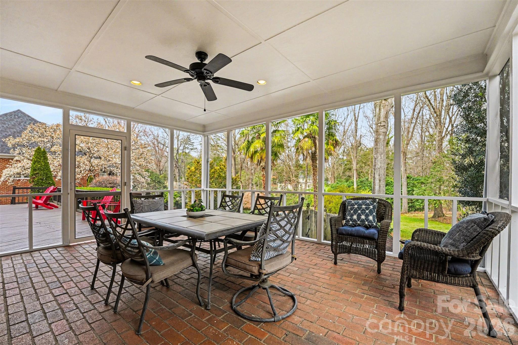 5606 Hillingdon Road Charlotte, NC 28226 - Photo 32 of 41 a dining room with furniture window and outside view