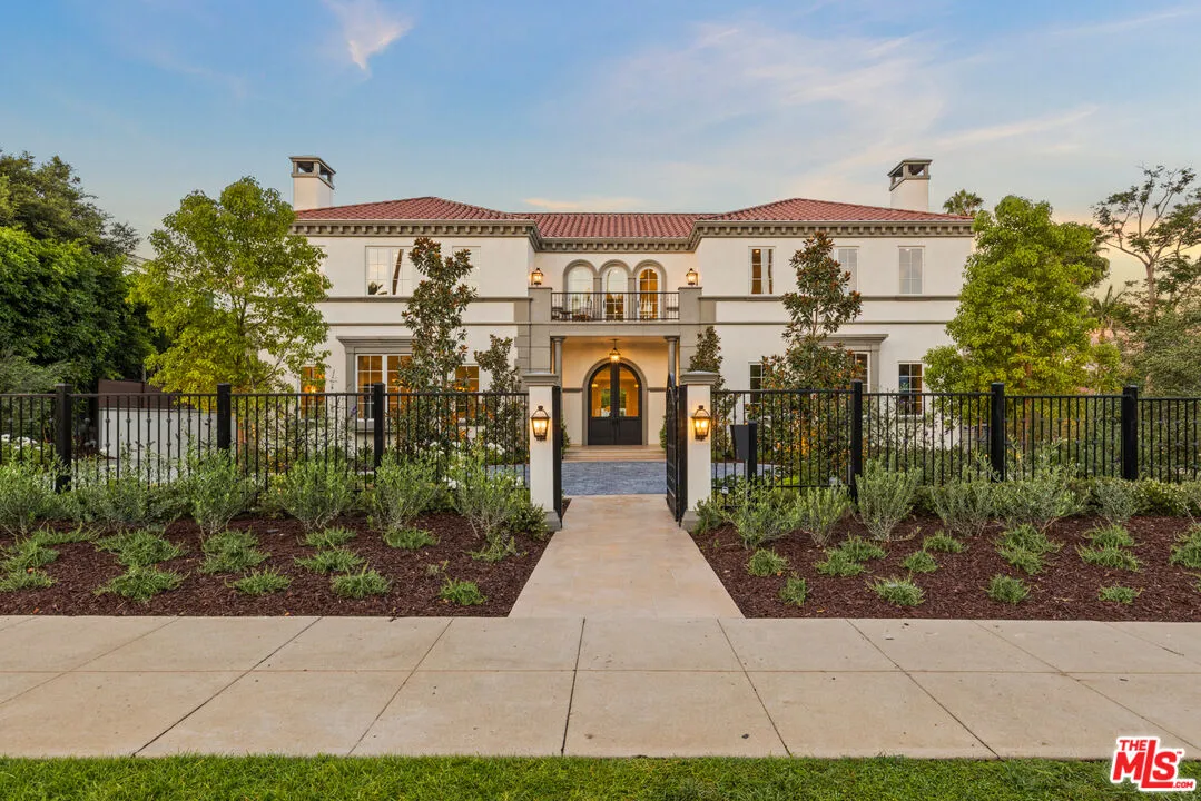 a front view of a multi story building