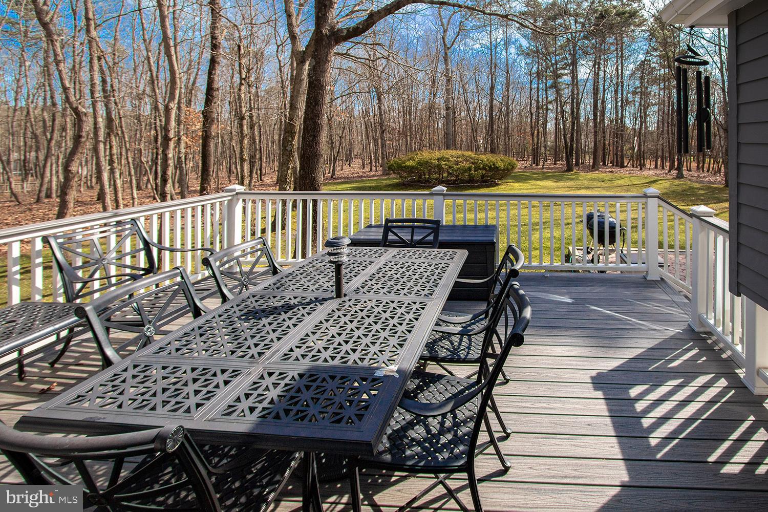 6 Arncliffe Rise Medford, NJ 08055 - Photo 24 of 29 Maintenance free deck overlooking private yard