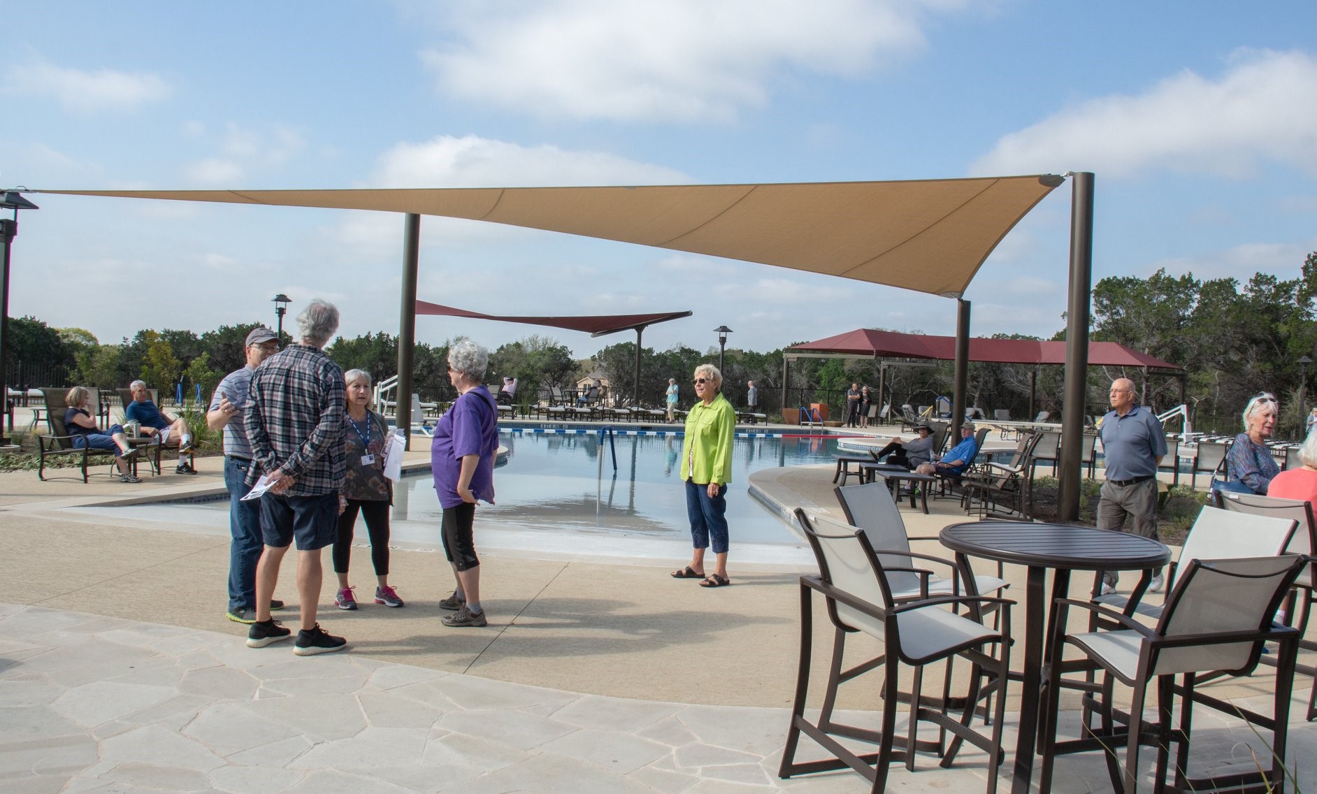 167 Whispering Wind Drive Georgetown, TX 78633 - Photo 16 of 29 One of several outdoor pool areas.