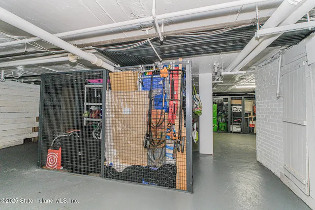 a view of storage and utility room