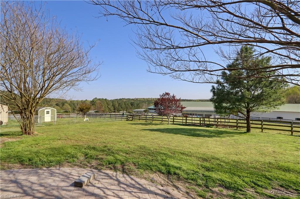 6010 Sandy Creek Church Road Staley, NC 27355 - Photo 20 of 38 Back yard view from the house