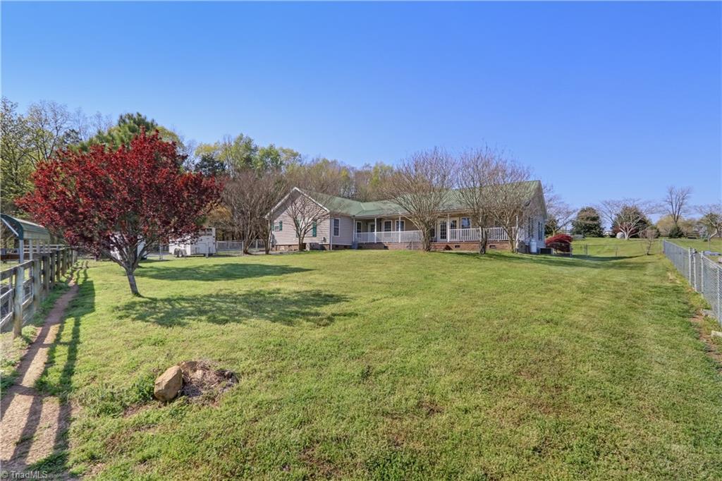 6010 Sandy Creek Church Road Staley, NC 27355 - Photo 21 of 38 Rear of home
