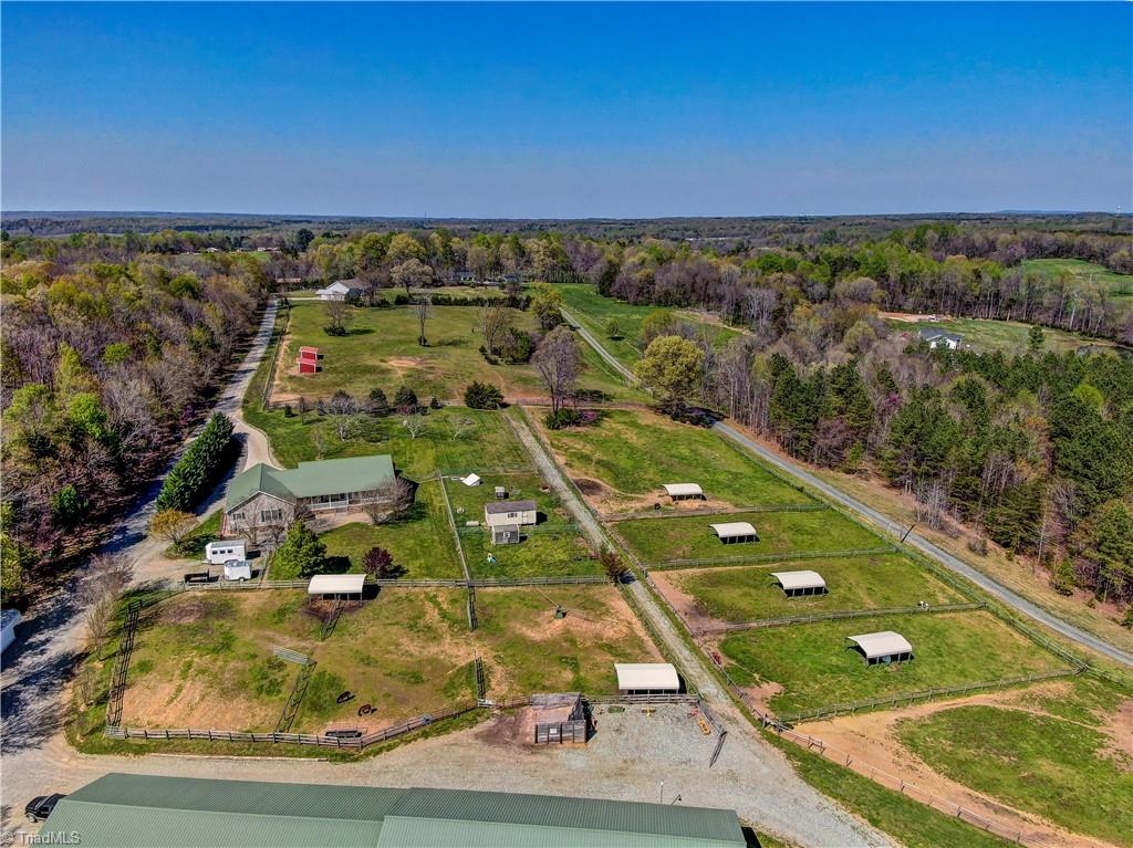6010 Sandy Creek Church Road Staley, NC 27355 - Photo 22 of 38 Arial from back of property