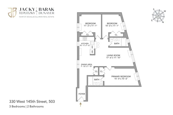 $849,000 | 330 West 145th Street, Unit 503 | Central Harlem