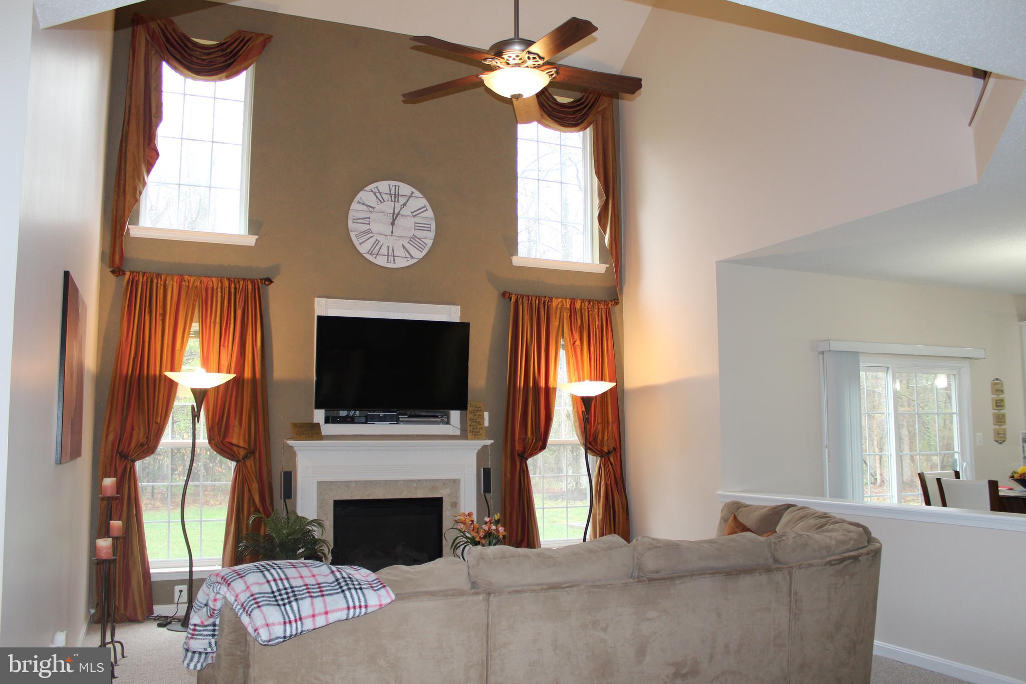 3470 Malcolm Road Brandywine, MD 20613 - Photo 13 of 55 a living room with furniture a fireplace and a flat screen tv