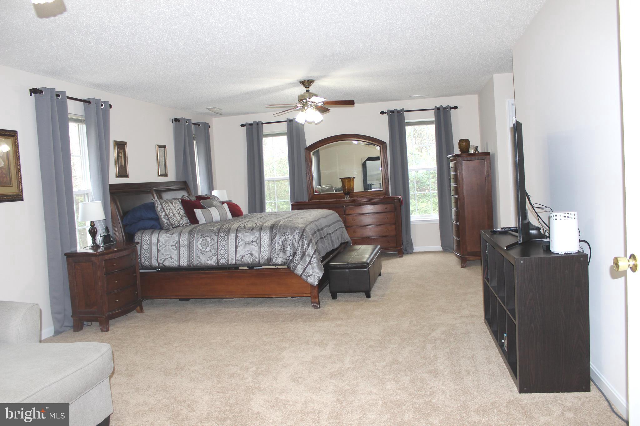 3470 Malcolm Road Brandywine, MD 20613 - Photo 25 of 55 a bedroom with furniture and a fireplace