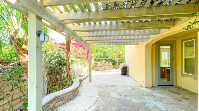 a view of a backyard of a house