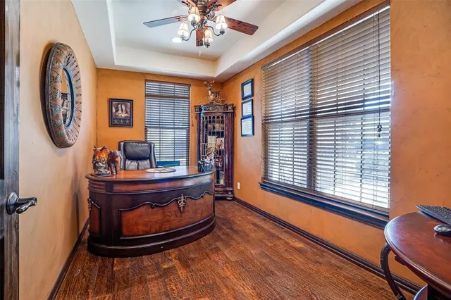 a room with furniture and a window