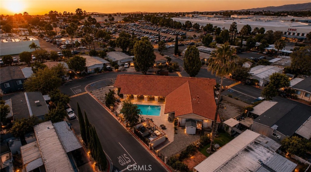 995 Pomona Road, Unit 33 Corona, CA 92882 - Photo 3 of 25 an aerial view of multiple houses with yard