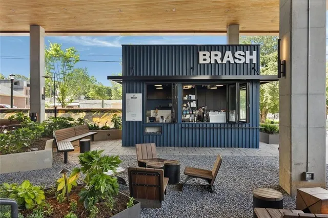 a sign that is on the side of a building