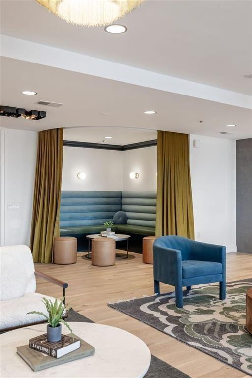 22 Airline Street Southeast, Unit PH403 Atlanta, GA 30312 - Photo 57 of 61 a living room with patio furniture and a potted plant