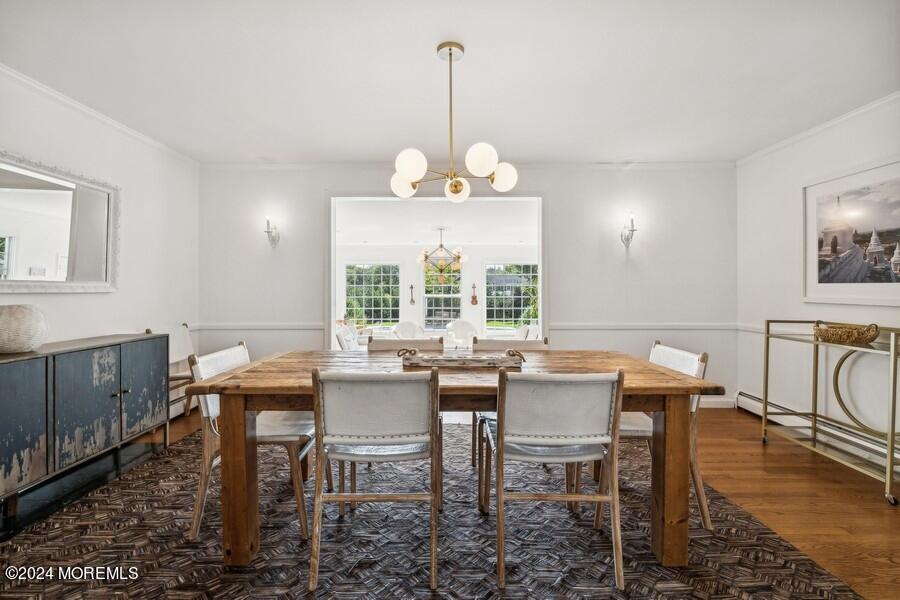 107 Rumson Road Rumson, NJ 07760 - Photo 7 of 46 a view of a dining room with furniture window and outside view