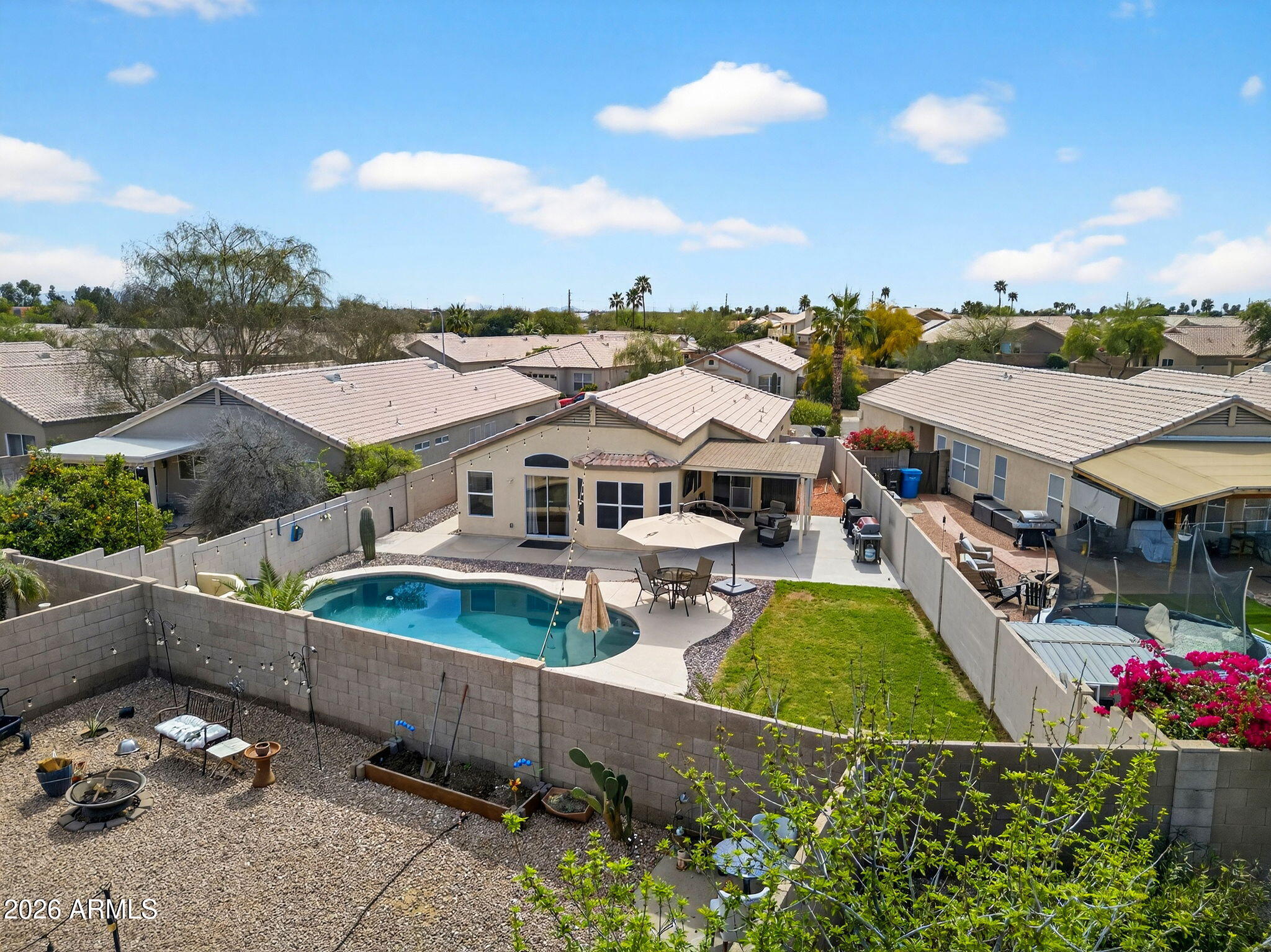 4630 East Dry Creek Road Phoenix, AZ 85044 - Photo 50 of 60 an aerial view of a house