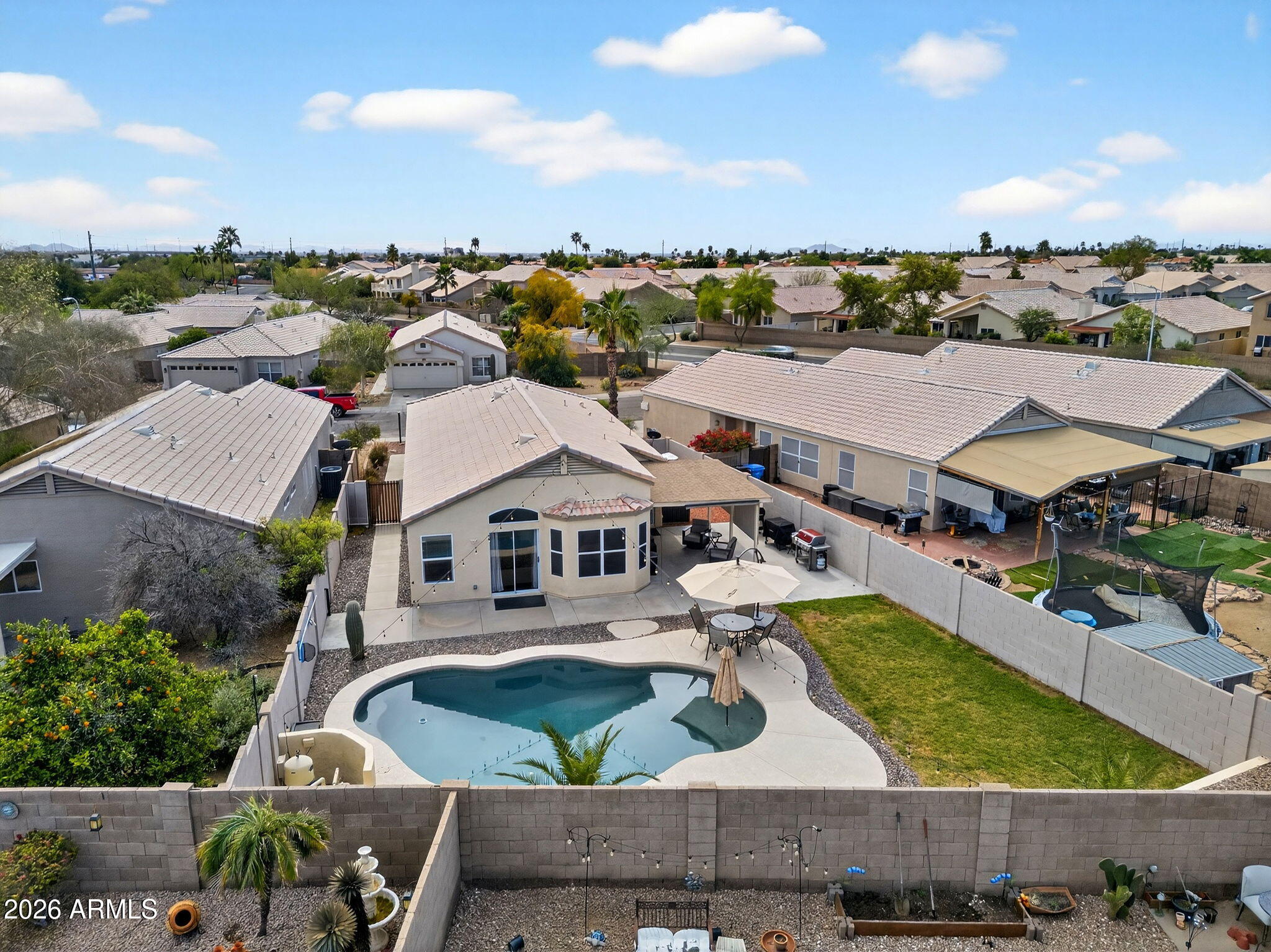 4630 East Dry Creek Road Phoenix, AZ 85044 - Photo 53 of 60 an aerial view of a house