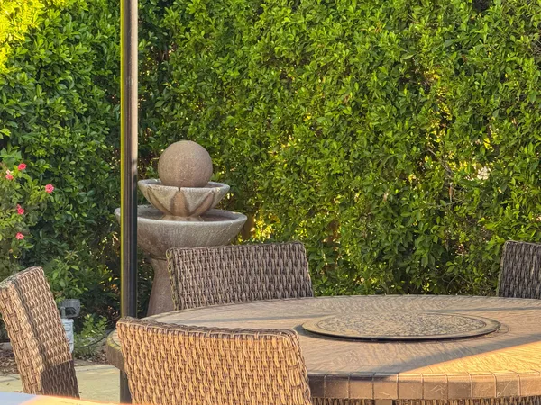 a view of a street with a building in the background