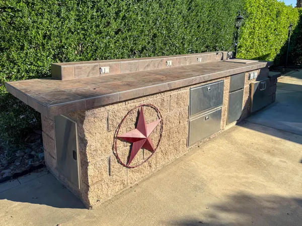 a view of a small space