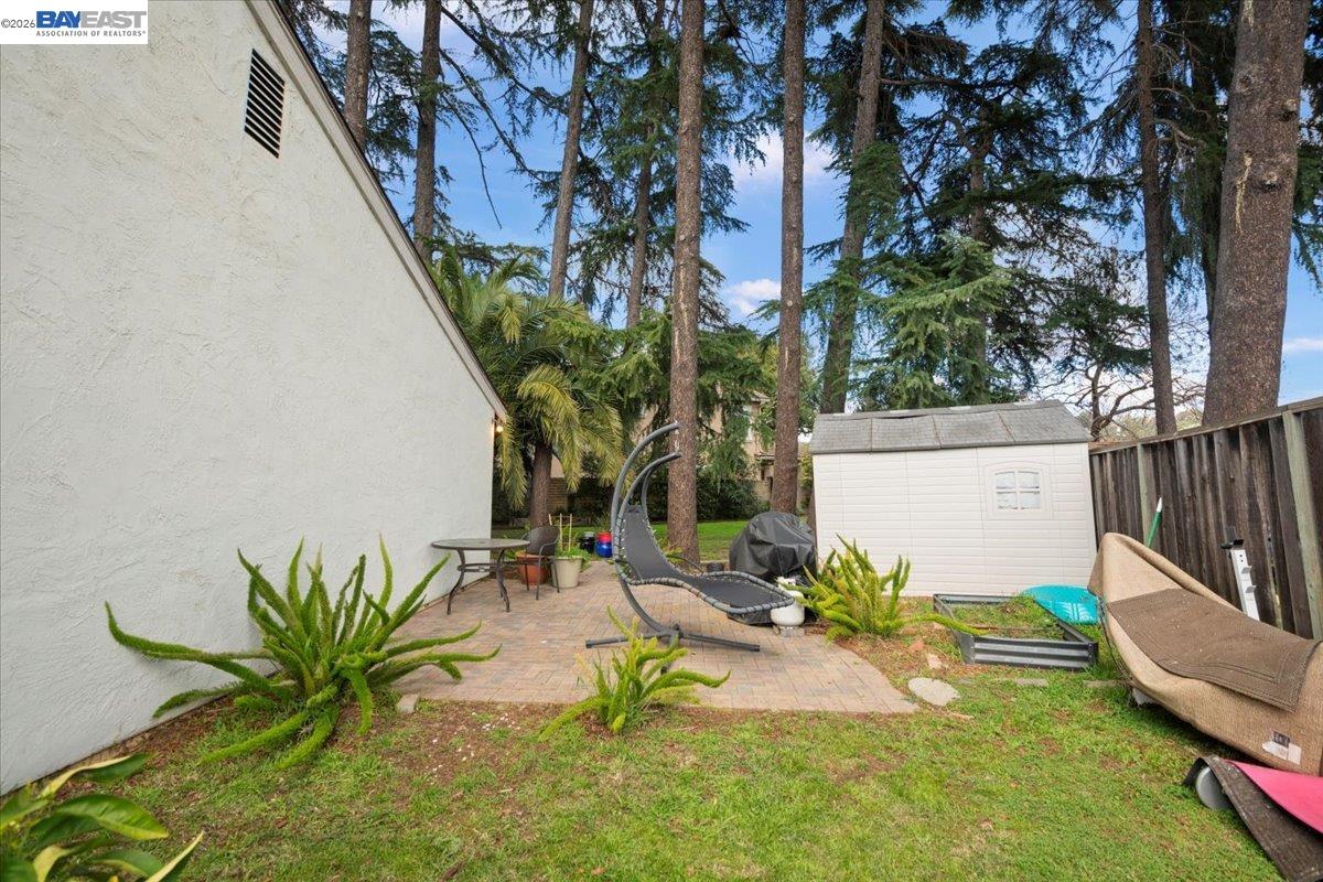 298 Edwin Way Hayward, CA 94544 - Photo 23 of 24 a view of a backyard with plants and a patio