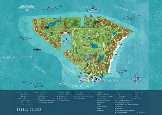 $55,000,000 | 1007 Fisher Island Drive, Miami Beach, FL 33109