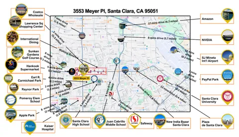 $1,850,000 | 3553 Meyer Place, Santa Clara, CA 95051