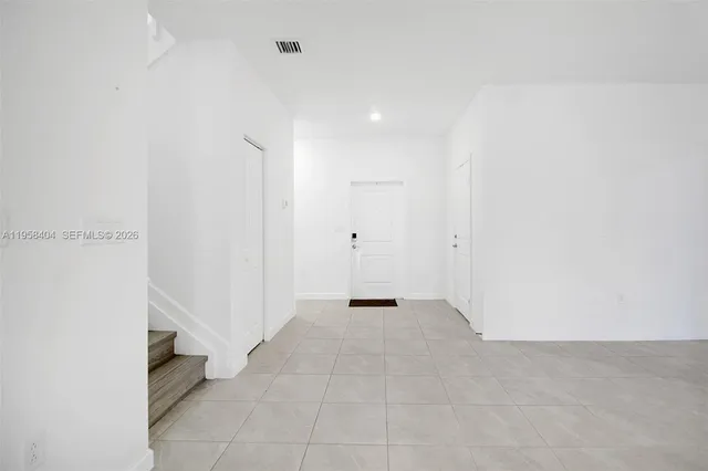 a view of an empty room