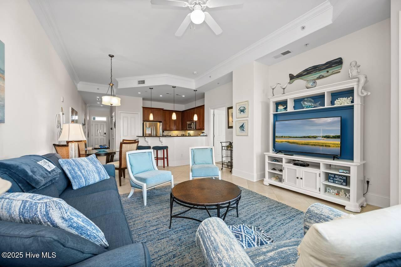 1435 Salter Path Road, Unit E1 Indian Beach, NC 28512 - Photo 5 of 65 GVE1 living rm 4