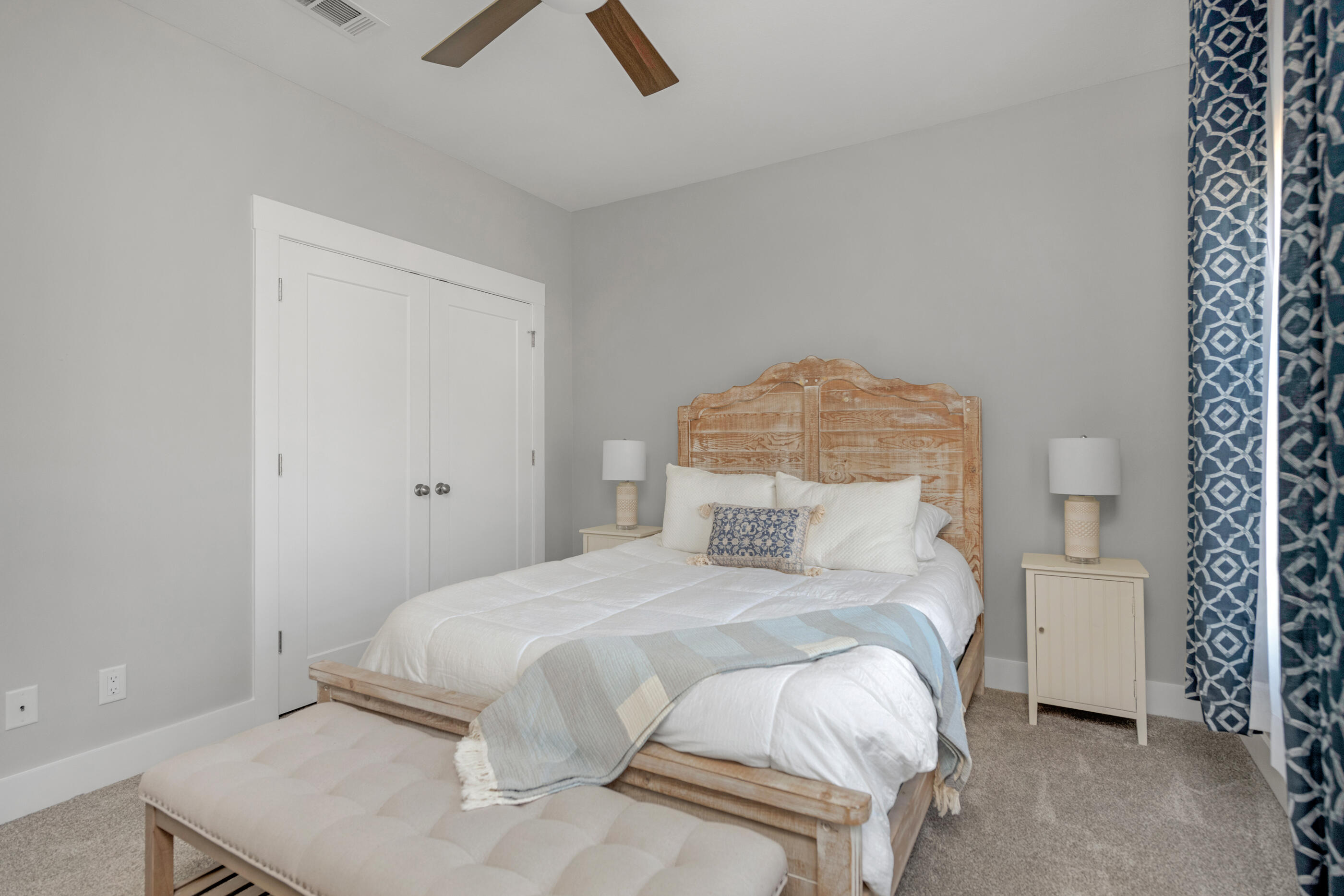 1504 West Ponderosa Road Fort Walton Beach, FL 32547 - Photo 37 of 51 a bedroom with a bed and a chandelier