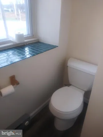 a white toilet sitting next to a window