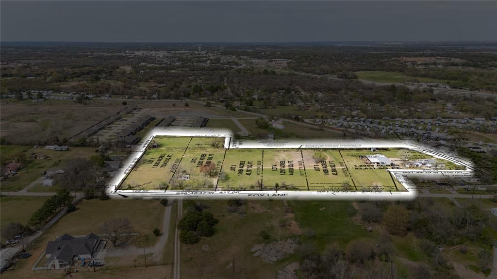 924 Fox Lane Azle, TX 76020 - Photo 8 of 8 Expansive land parcel with clear boundary outlines and multiple marked lots