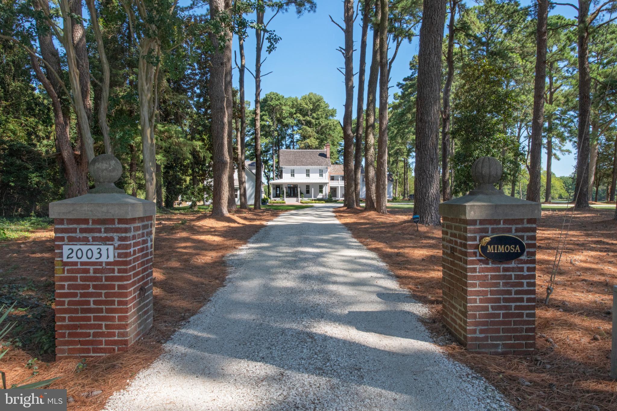 20031 Oakland Farm Road Cape Charles, VA 23310 - Photo 11 of 98 Charming entrance with crushed oyster shell drivew