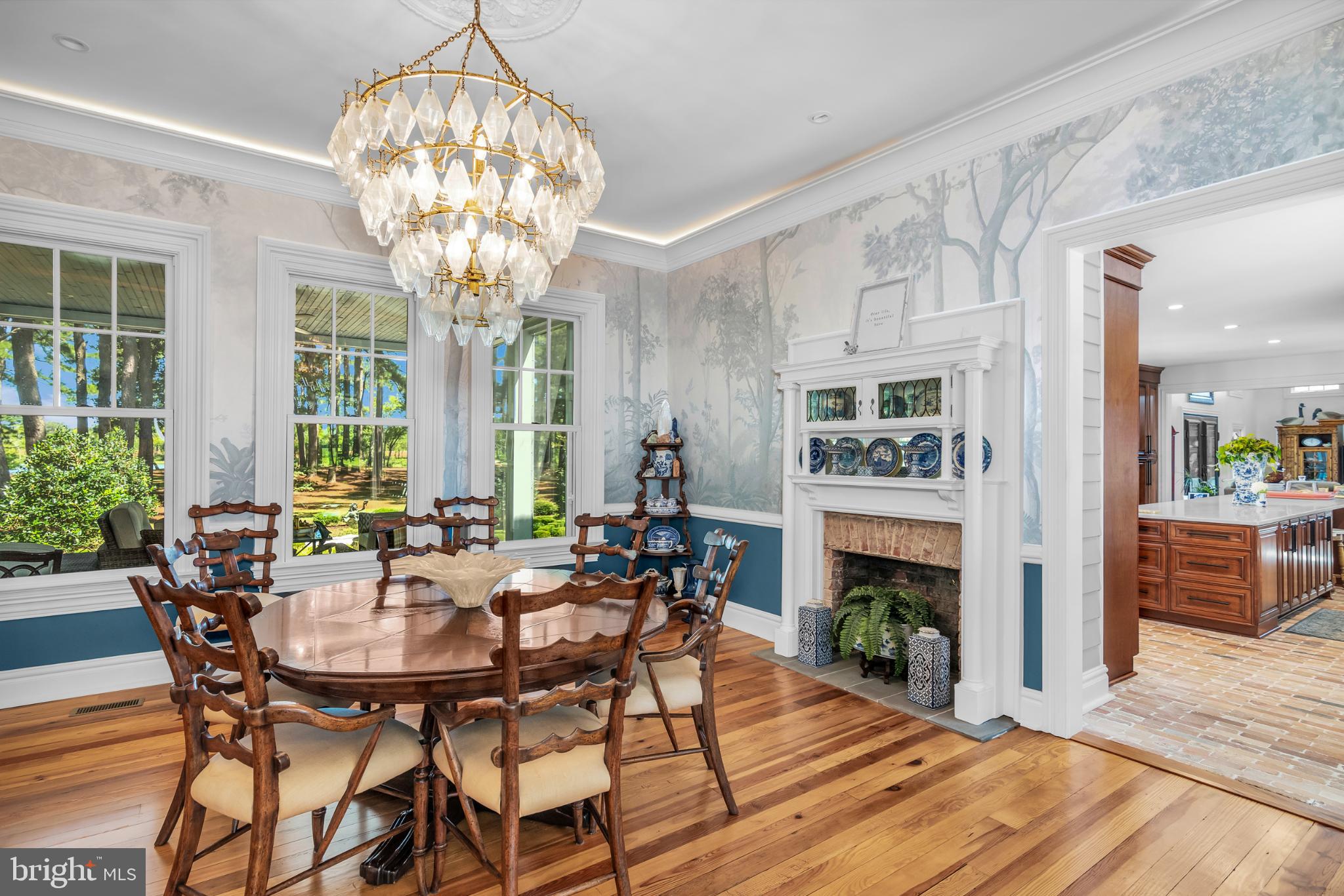 20031 Oakland Farm Road Cape Charles, VA 23310 - Photo 19 of 98 Dining room with scenic views/lighted ceiling