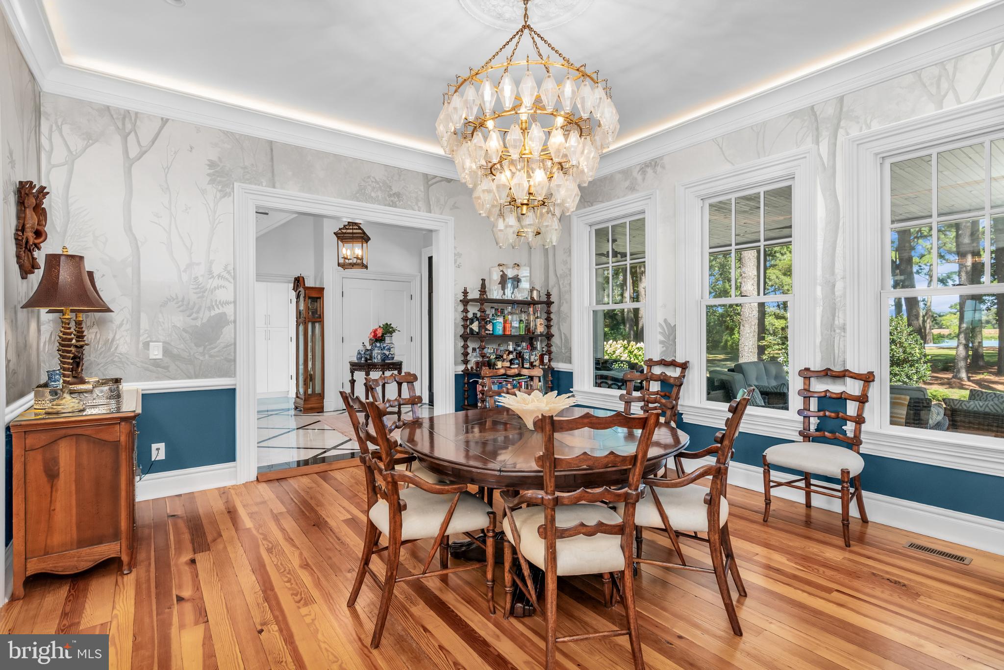 20031 Oakland Farm Road Cape Charles, VA 23310 - Photo 22 of 98 Elegant dining space with natural light.