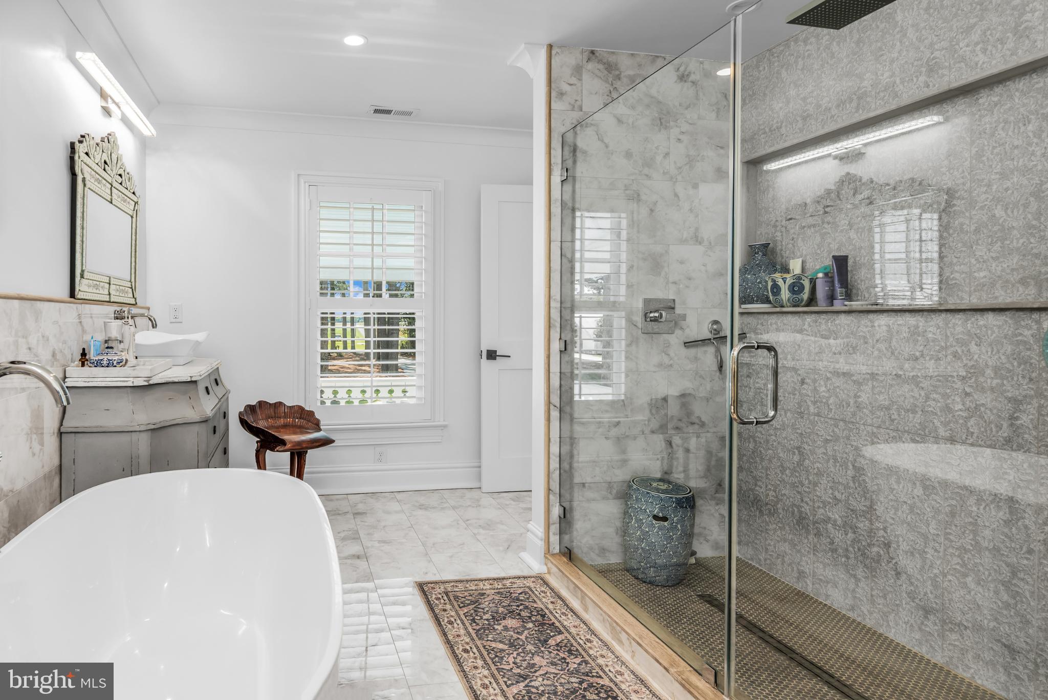 20031 Oakland Farm Road Cape Charles, VA 23310 - Photo 43 of 98 Elegant primary bathroom with heated floors