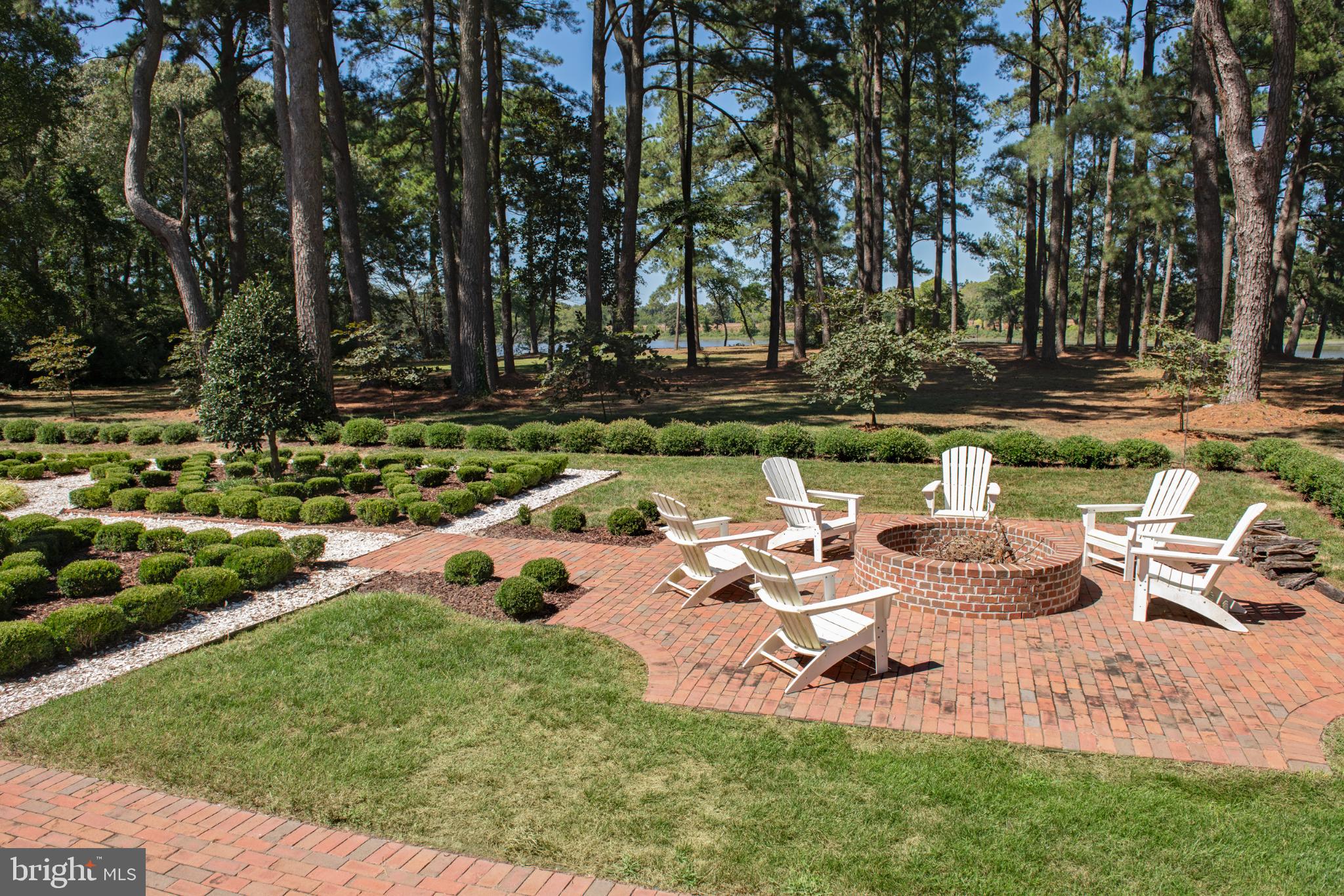20031 Oakland Farm Road Cape Charles, VA 23310 - Photo 49 of 98 Serene parterre garden retreat with fire pit area