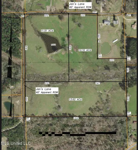 $64,500 | 10.10 Acres Jan's Road, Richton, MS 39476