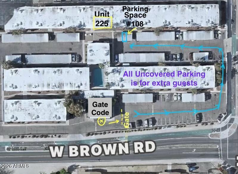 424 West Brown Road, Unit 225 Mesa, AZ 85201 - Photo 28 of 29 Map of complex