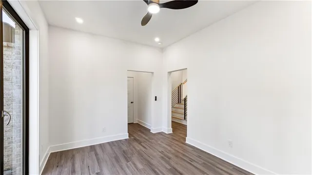 a view of empty room