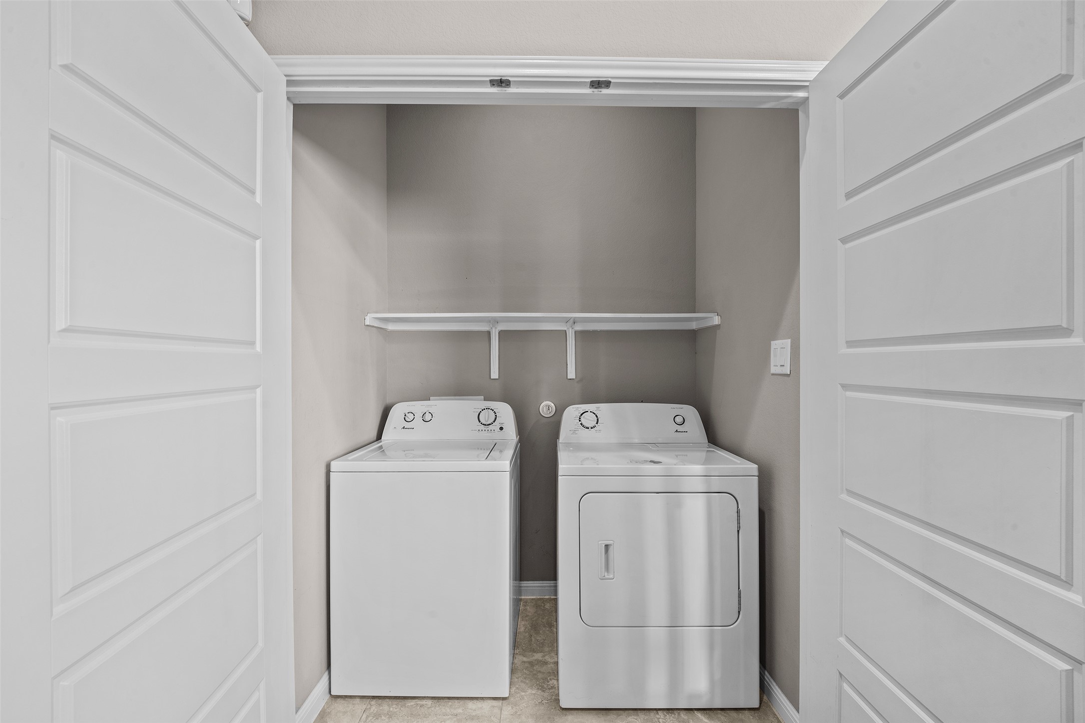 7233 Menchaca Road, Unit 2 Austin, TX 78745 - Photo 30 of 34 a utility room with dryer and washer