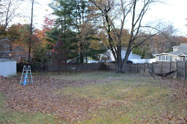 a view of open space with trees
