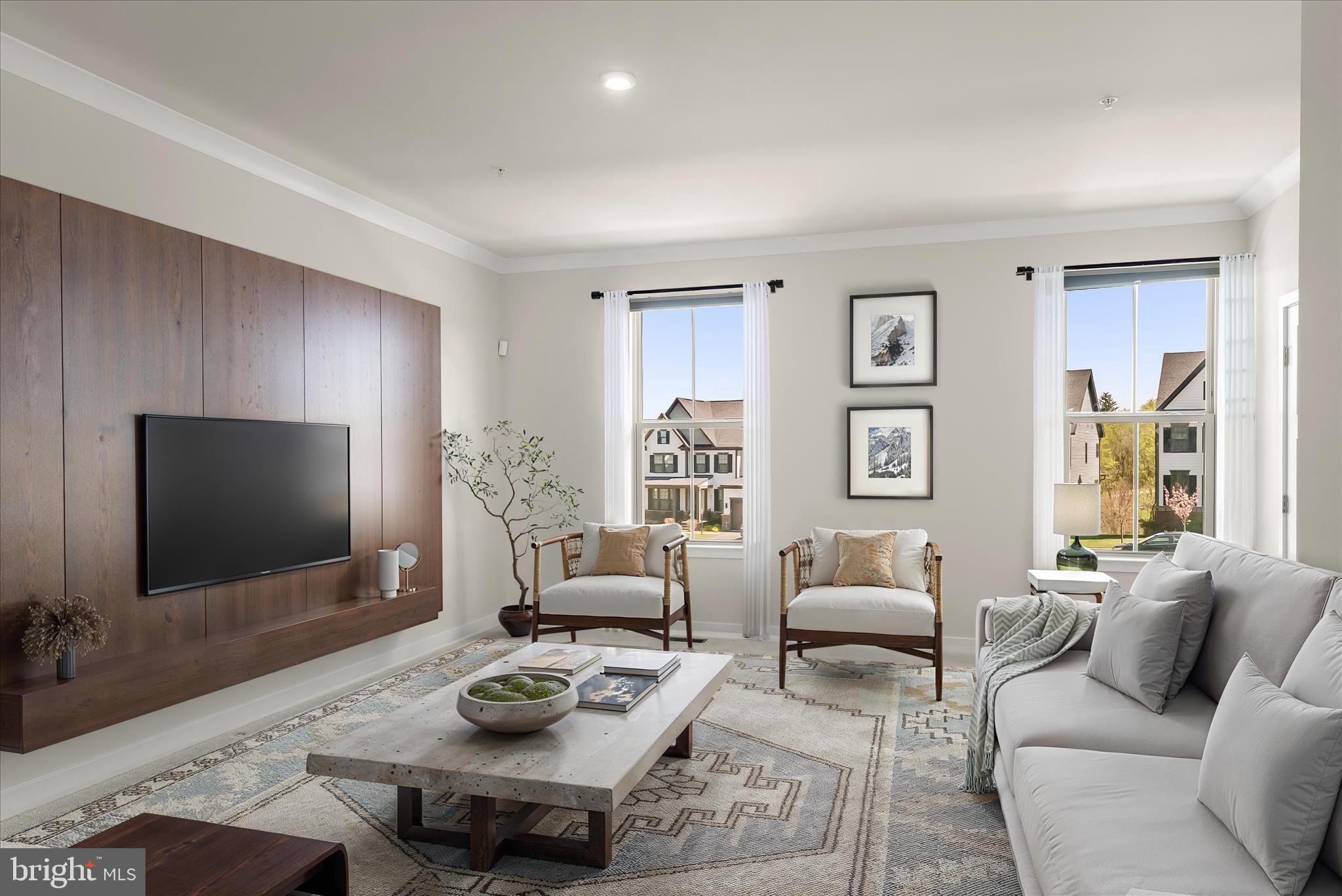 6072 Fallfish Court New Market, MD 21774 - Photo 2 of 78 a living room with furniture and a flat screen tv
